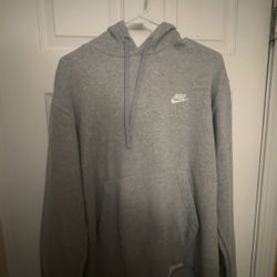2 Grey Nike Hoodies 