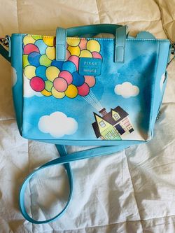 Loungefly Disney Pixar Up Balloon House Satchel Bag. $35