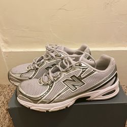 New Balance 696 trainers in grey and white #NewBalance #Trainers