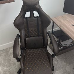 Gaming Chair Dowinx Retro Series 6689-Brown