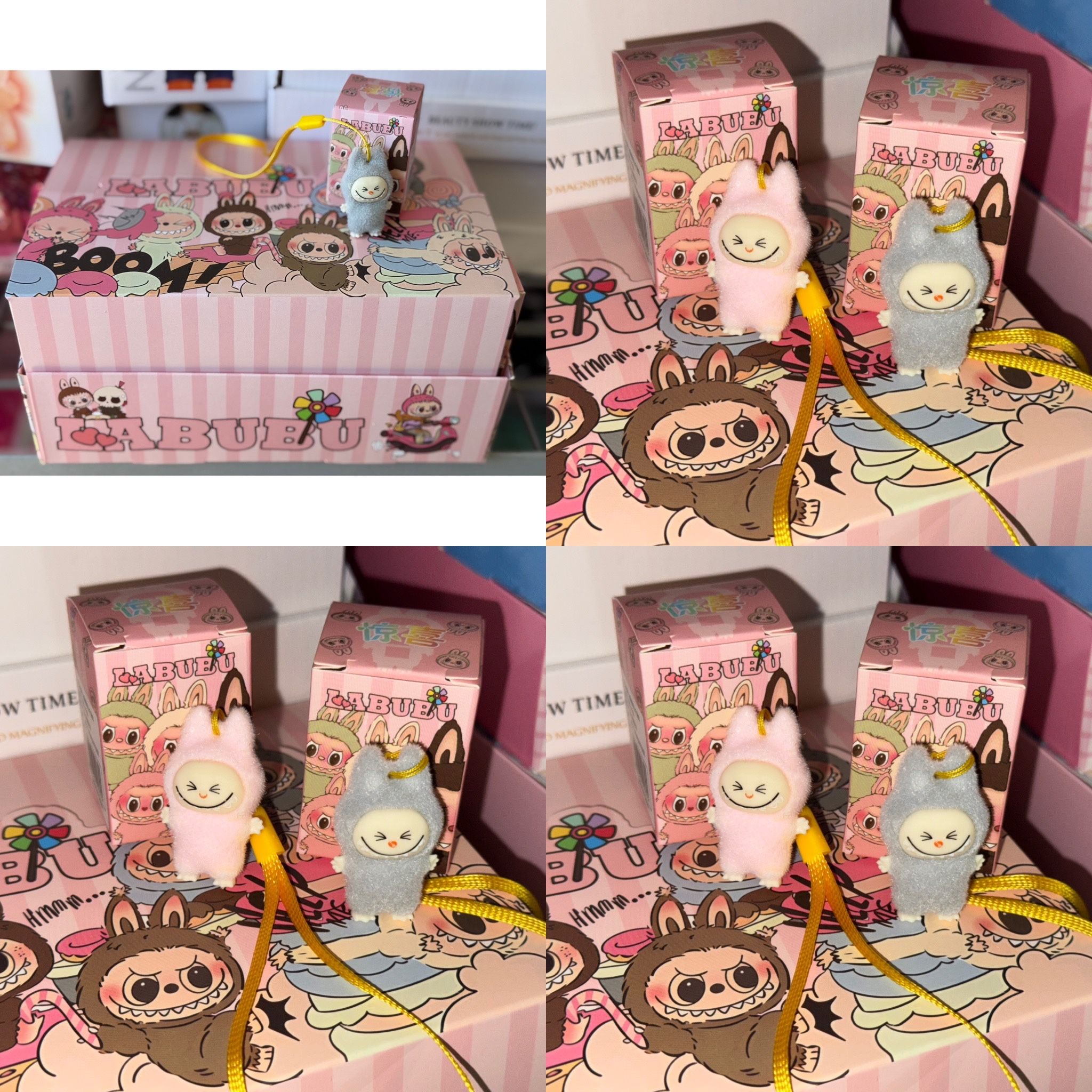 Mini Labubu Key Chain/phone Land Yard Decor