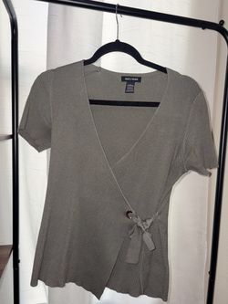 Olive green top
