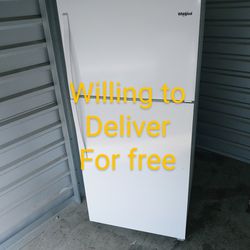 Whirlpool  Energy. Saver Apartment Size  Refrigerator. 18 Cuft (Dimensions:30" in w 30" in D 66" in H