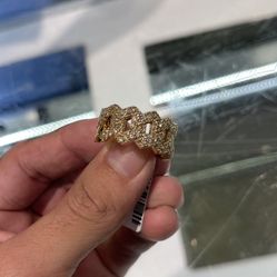 Diamond Cuban Ring 
