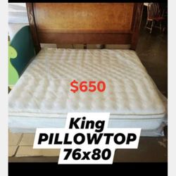 King/Cali-King Pillowtop 14 Inch Mattress 