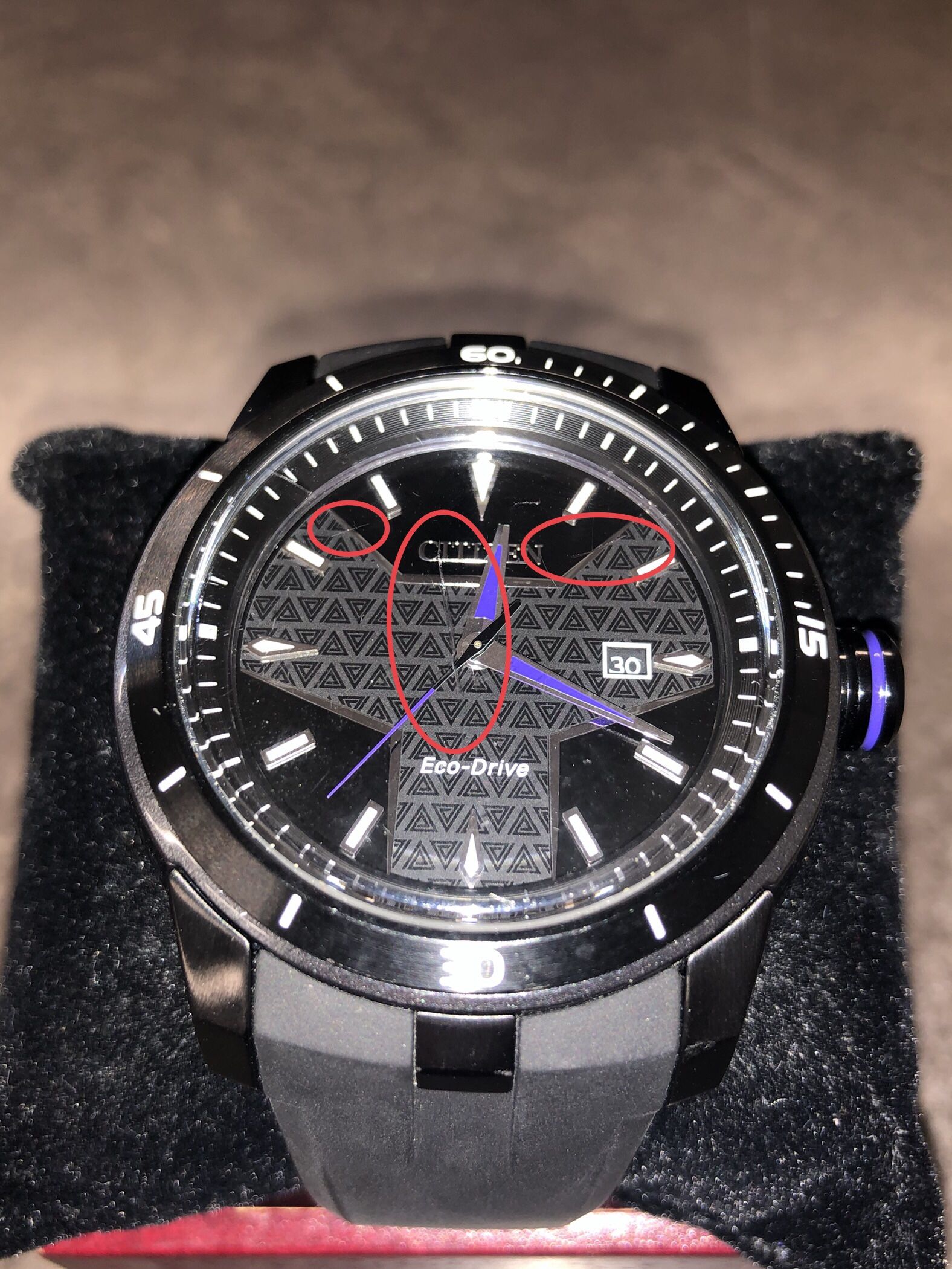 Citizen Marvel Black Panther Men's Eco Drive Watch – AW1615