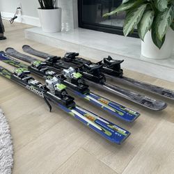 Atomic Skis With Bindings!