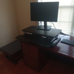Adjustable Stand To Sit Desk