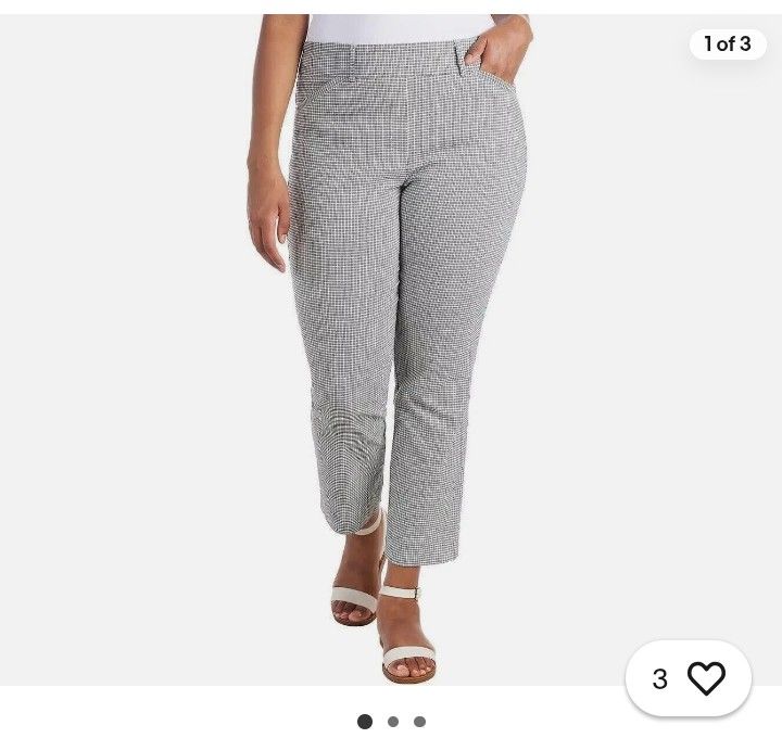 Hilary Radley Ladies Mid rise Tummy Control Ponte Pants