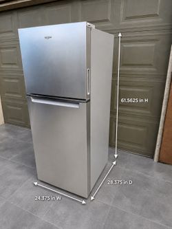 Whirlpool 11.6 Cu. Ft. Top Freezer Refrigerator $140