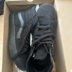 Black High top Old School Vans 