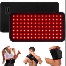 Red Light Therapy Belt, Infrared Light Therapy Device for Body, LED Flexible Wearable Wrap, with Timer for Back Shoulder Waist Muscle Pain Relief Weig