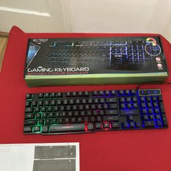 Keyboard With Multi - Color Backlicht ( New