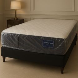 King Size Mattress Stearns & Foster 12” Inches Thick Wrapped in Plastic Direct From Factory Same Day Delivery  