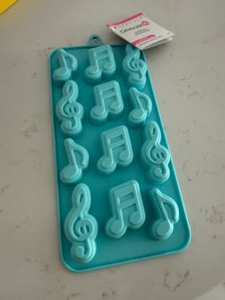 New Musical Notes 12 Cavity Music Silicone Mold Baking Chocolate Candy Making Ice Cube Molds