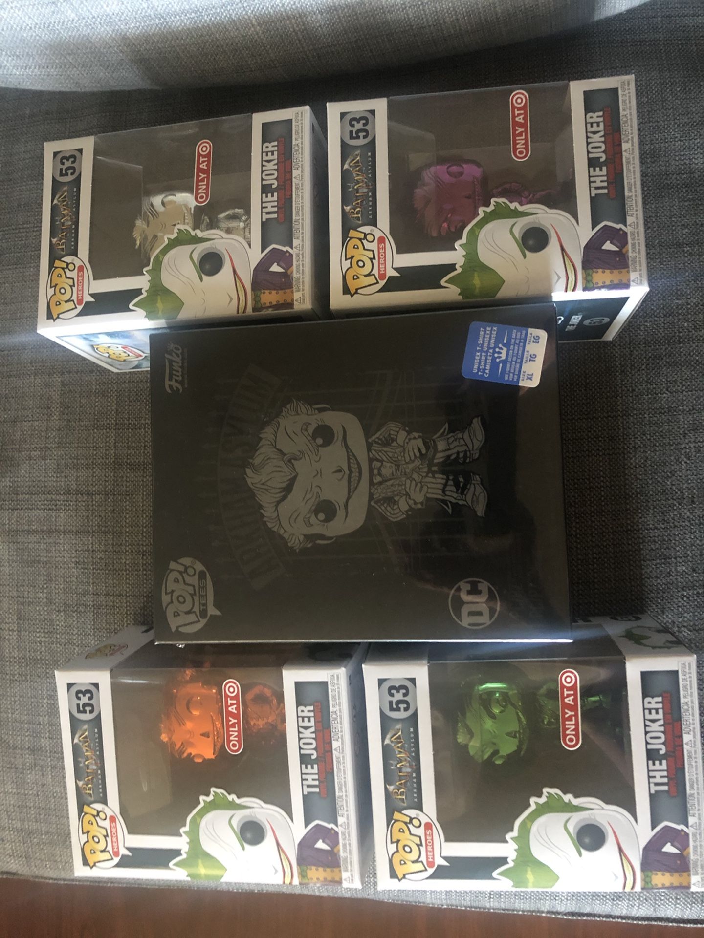 Funko Joker Chrome pop set!