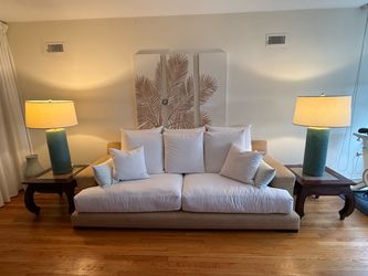 SOFA -100” BY Z GALLERIE PALISADES COLLECTION ULTRA COMFORTABLE DEEP SEATING