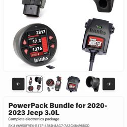 Jeep JL Banks Power bundle 3.0 Eco Diesel 
