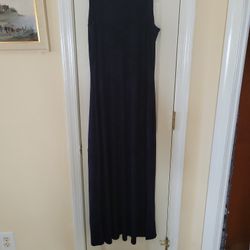 Navy Blue Evening Long Dress