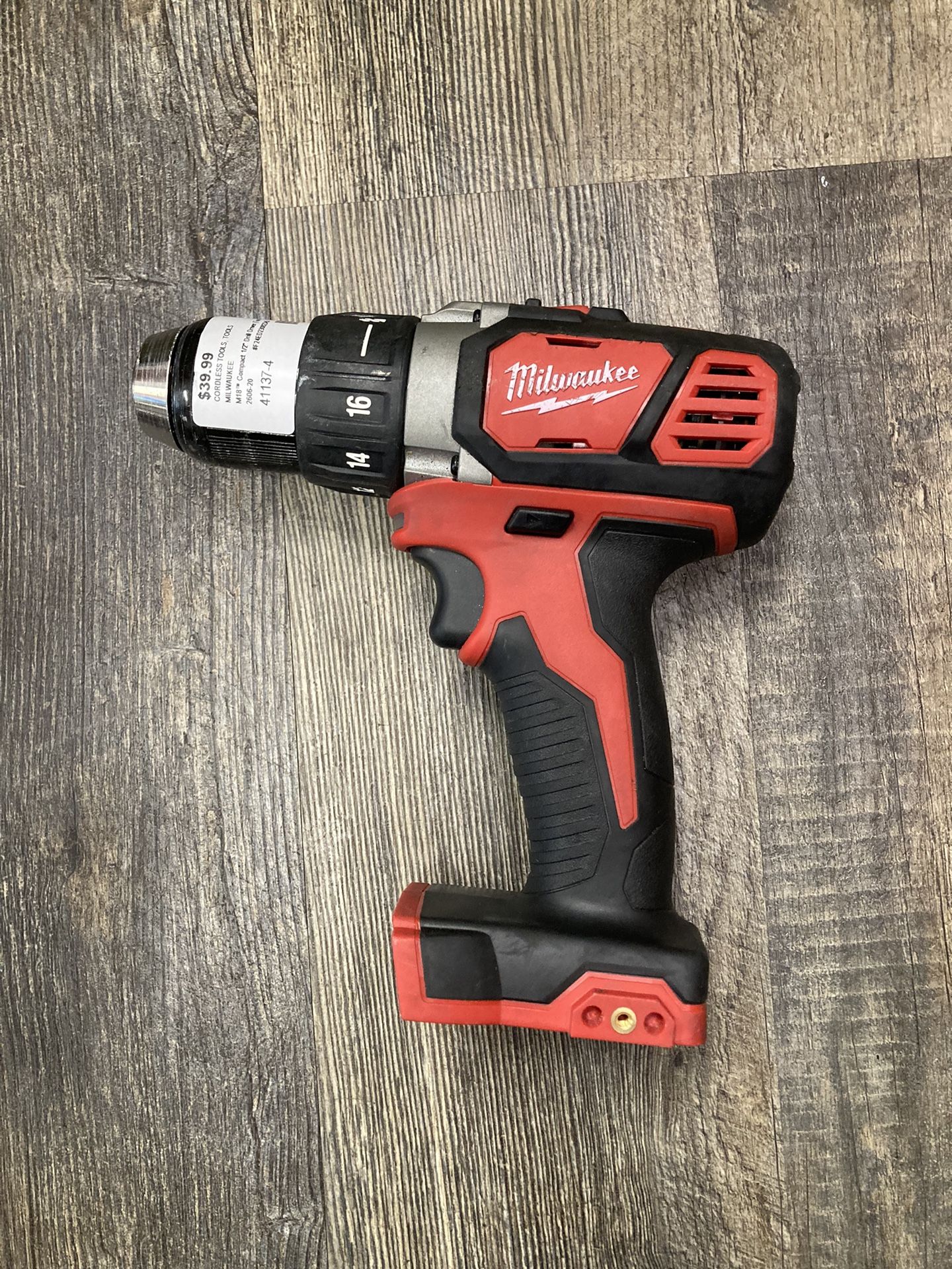 Milwaukee 2606-20 M18 18V Lithium-Ion Cordless 1/2in. Drill Driver ( Tool- Only