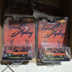 M2 Machines 1:64 1973 Chevrolet Cheyenne Super 10 Custom Re Styling –CASE of 10 includes 1 CHASE CAR