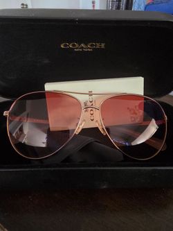 Coach Rose Gold Sunglasses