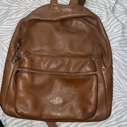 Coach Charlie large leather backpack