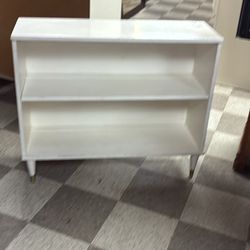 Vintage White Bookshelf 