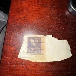 Vintage 3 Cent Jefferson Stamp