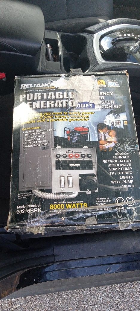 New Never Used Reliance 6 Circut Power Switch Set