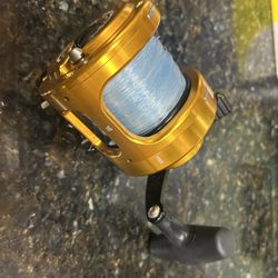 Tiburon SST 16/80 Smart-Shift 2-Speed Lever Drag Reel – Made in USA – Excellent Condition