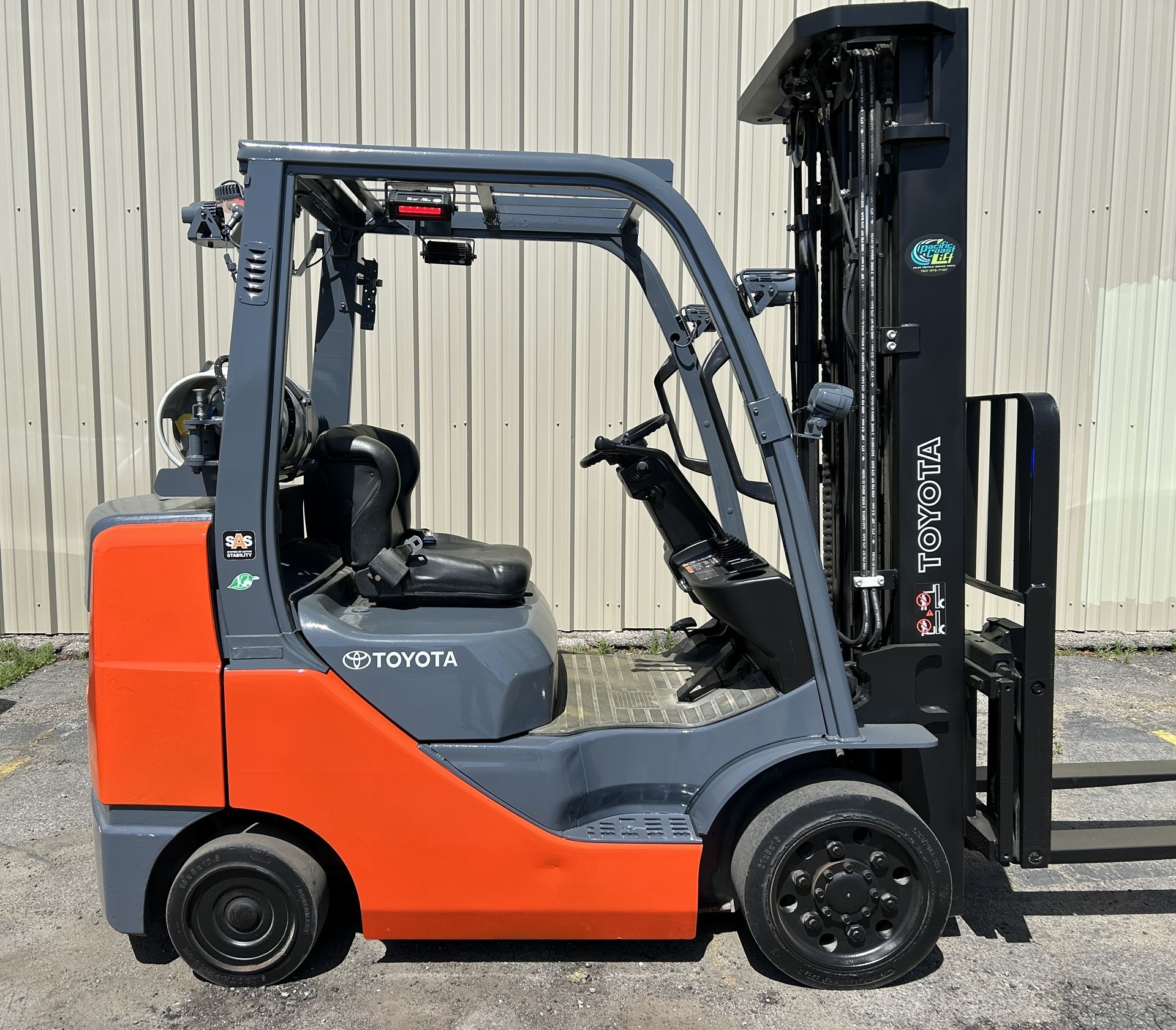 2019 Toyota 6k Propane Forklift