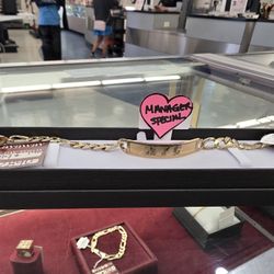 14k Two Tone Bracelet 