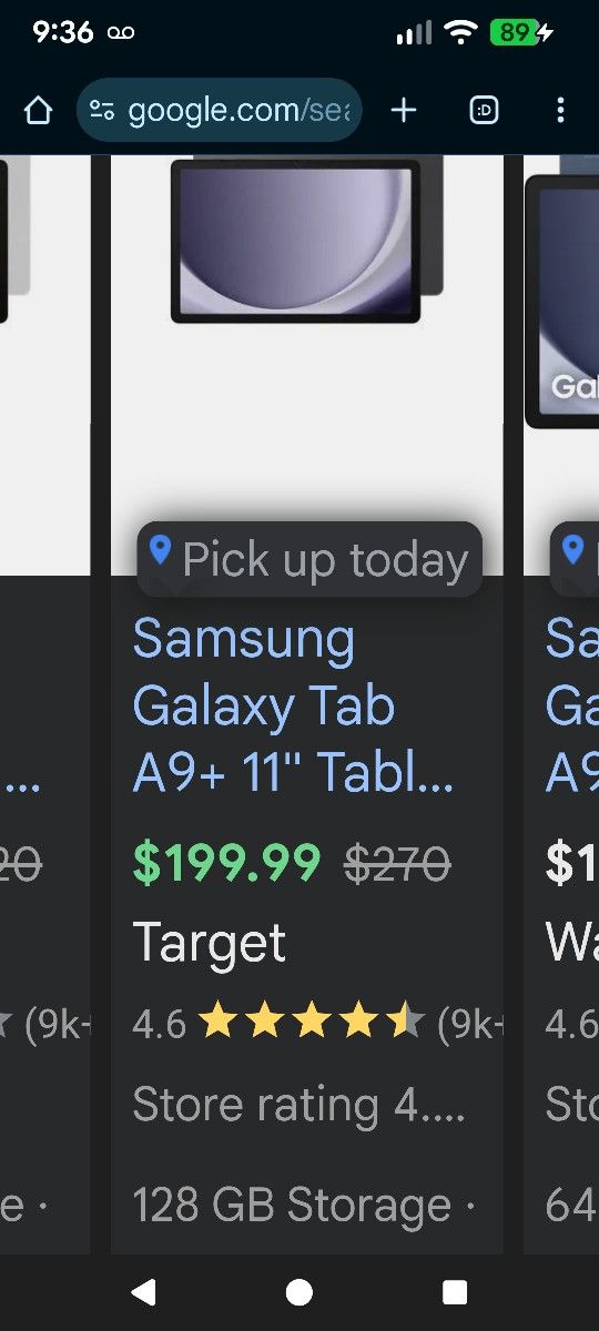 Brand New Samsung A9+ Tablet, Factory Sealed