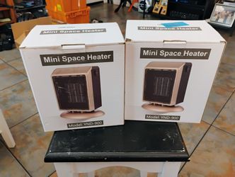  2 Brand New Mini Space Heaters Both For 15 Or 10 Doll For One 