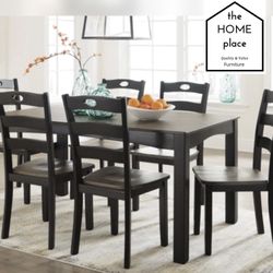 New Arrival!!! Brand New Set Table With 6 Chairs, In Stock NOW!!!