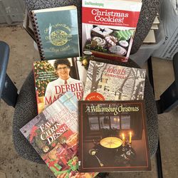 Christmas cookbook lot