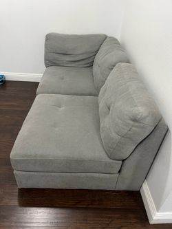 Grey couches