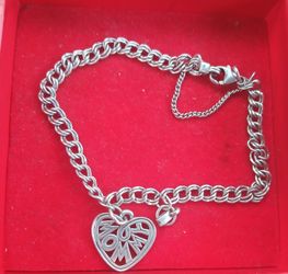 James Avery big heavy mommy bracelet.