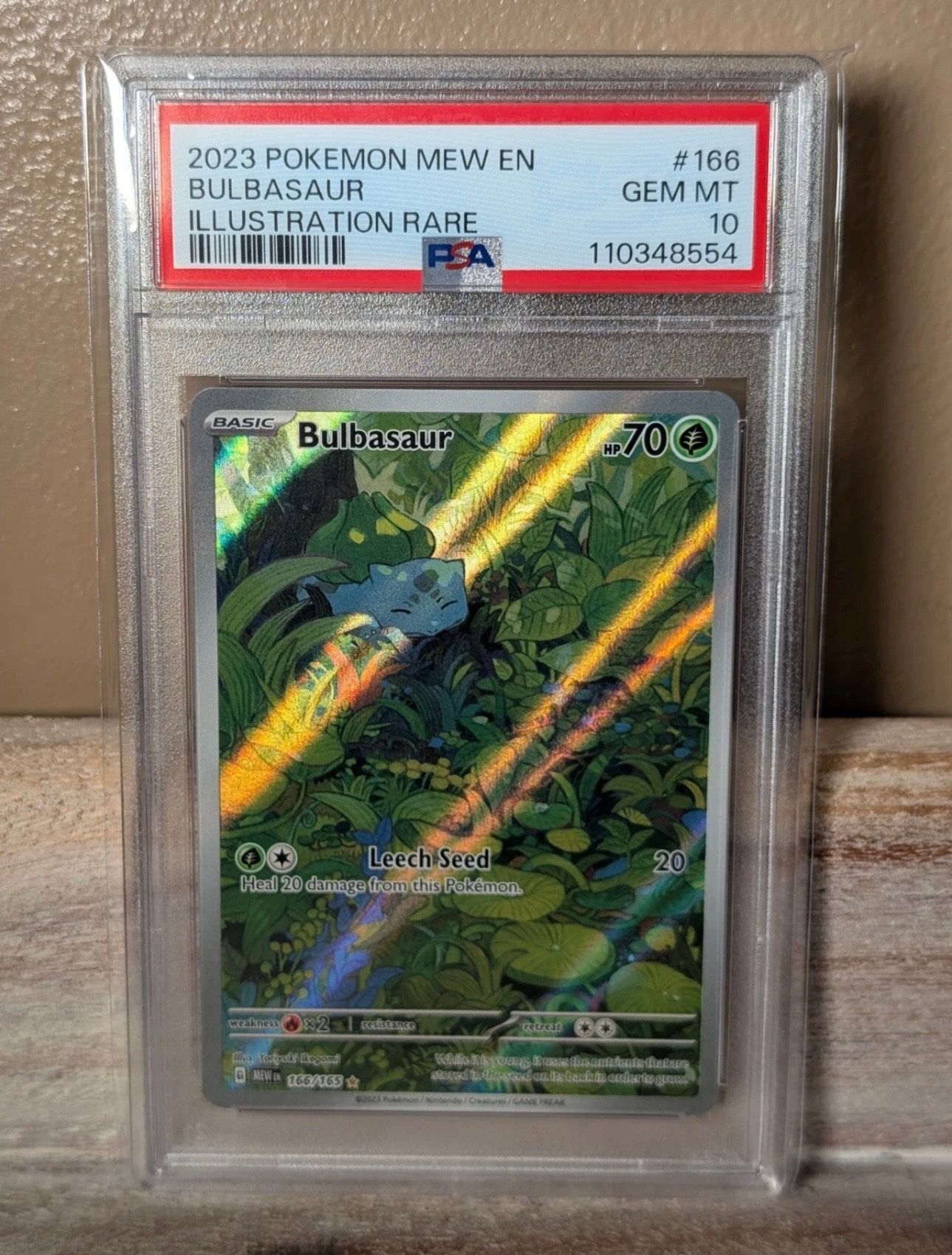 2023 Pokemon - Bulbasaur #166 -PSA 10