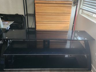 Glass  tv stand
