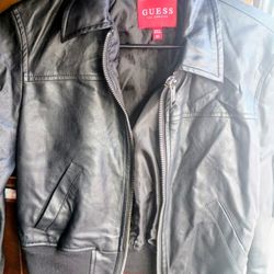 Guess Black Bomber Jacket