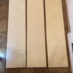 4’ Birch Art Panels, Set Of 3