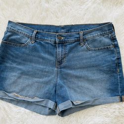 Old Navy Women’s Blue Jean Shorts Size 14