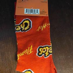  Cheetos Novelty Crew Socks New Size 6-12