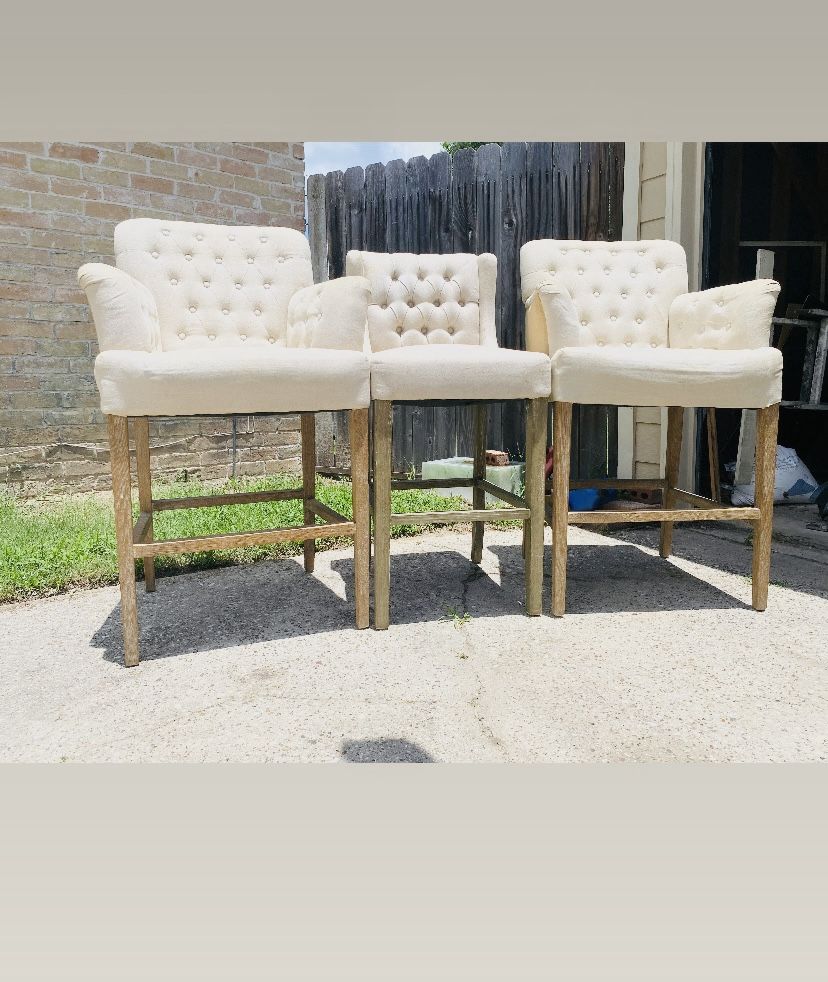 LARGE CHAIR SET (3)