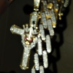 10kt Gold Lion Pendant