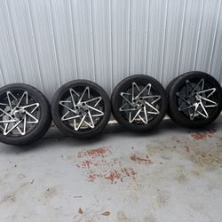 15” Golf Cart Wheels And Tires LIKE NEW Club Car Ds Precedent EZGO
