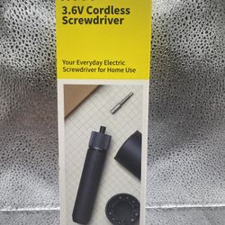 HOTO Electric Screwdriver Rechargeable 3.6V Cordless Set USB-C 1/4" Hex Bits