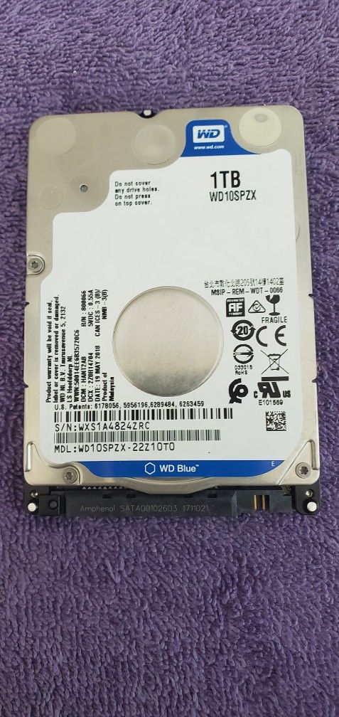 1TB 2.5 Sata Hard Drive For Laptop PC Computer 